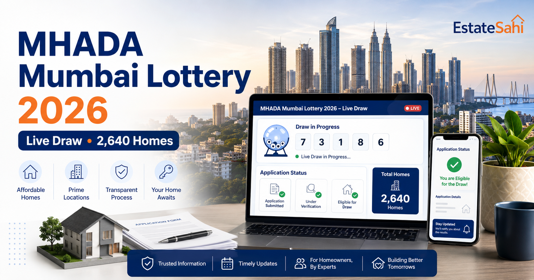 MHADA Mumbai Lottery 2026 Live Draw Today: How to Check Result, Winner List and Next Steps