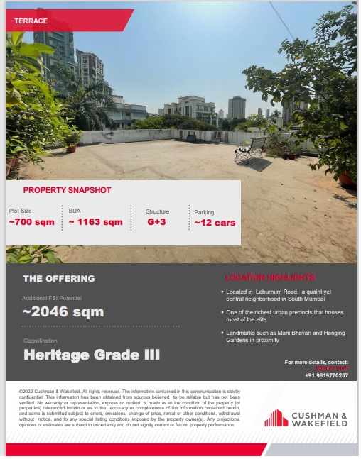 Villa for Sale in Hughes Road Mumbai