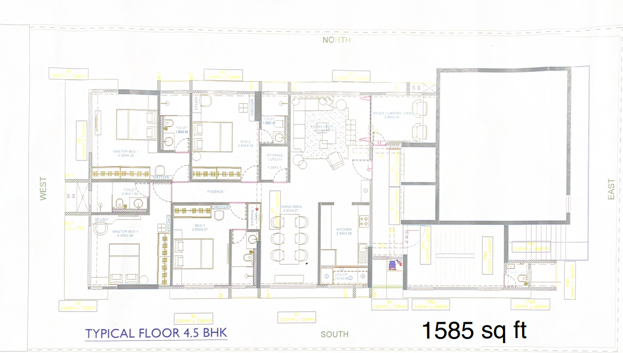 4 BHK Apartment for Sale in 28th Road Mumbai